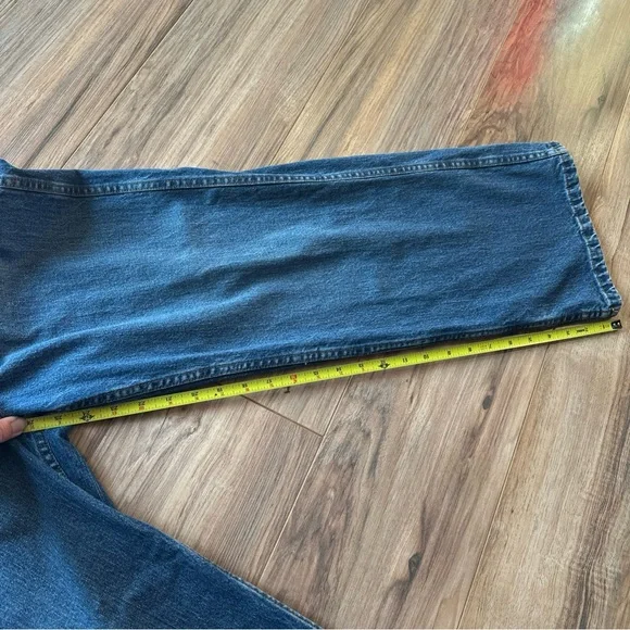 SOLD. Sezane Denim Le Crop Denim Blue Size 8 Size 40 Womens EUC - Picture 4 of 8